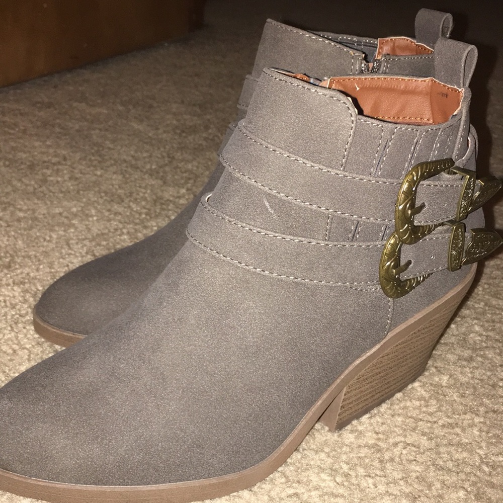 Brand New Gray Booties